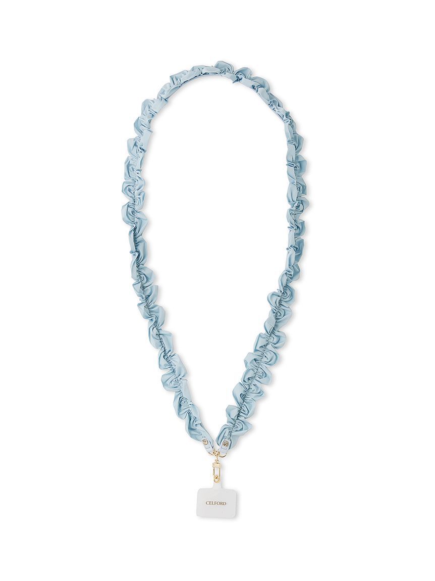 CELFORD「【プリュム】フリルスマホショルダーストラップ」|その他|SAX