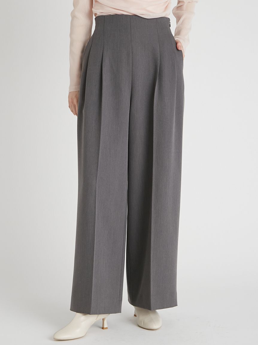 CELFORD「ハイウエストワイドパンツ」|チノ|