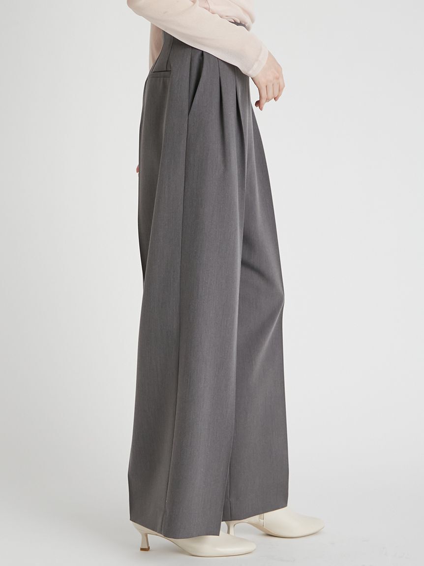 CELFORD「ハイウエストワイドパンツ」|チノ|