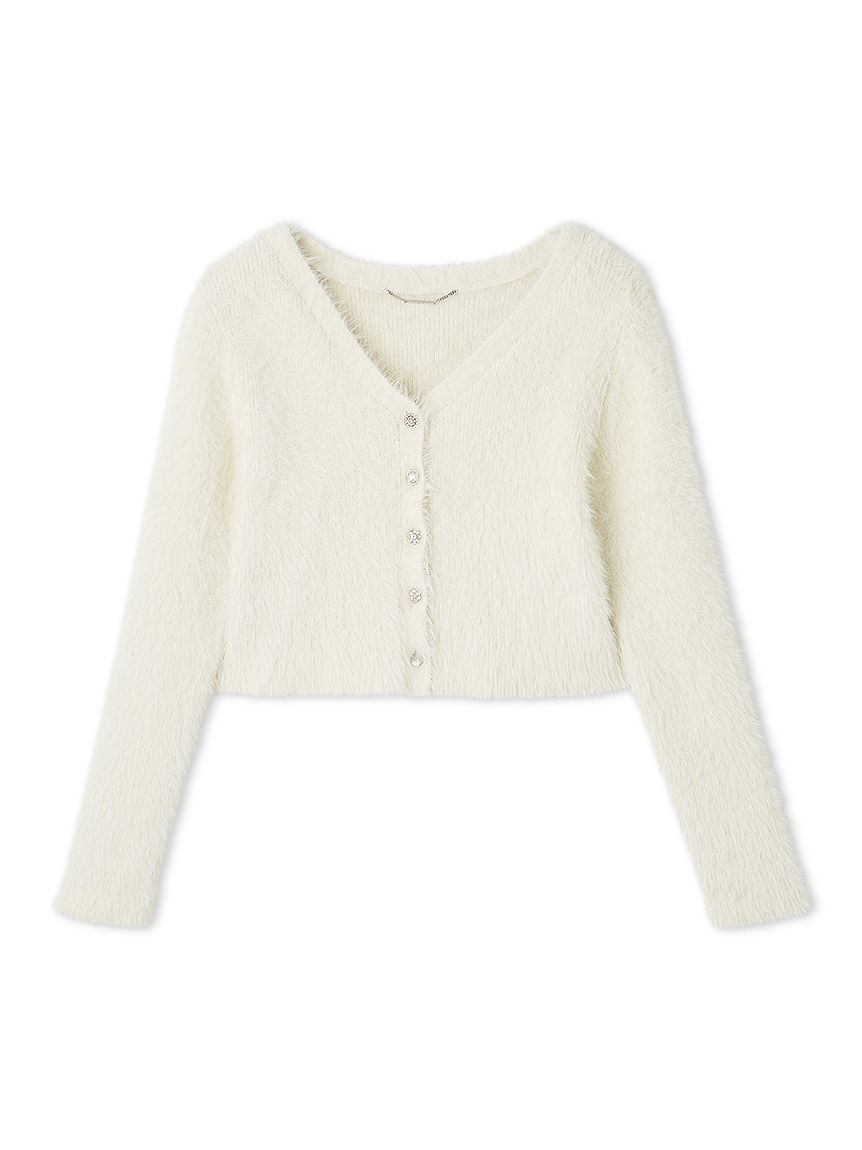 CELFORD「フェザーヤーンビジュー釦カーディガン」|カーディガン|OWHT