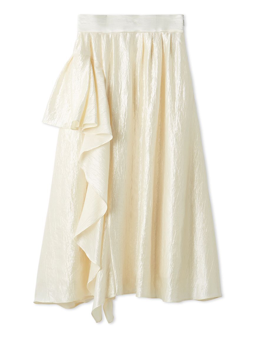 CELFORD「【ウォッシャブル】シャイニーアシンメトリースカート」|スカート|