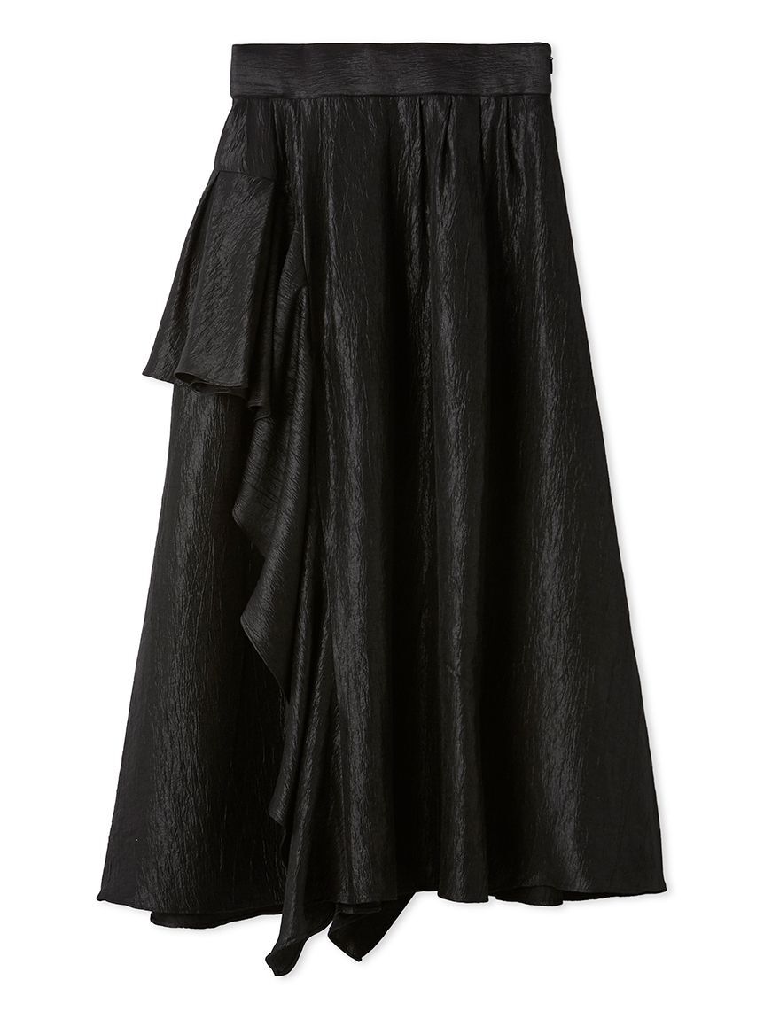CELFORD「【ウォッシャブル】シャイニーアシンメトリースカート」|スカート|