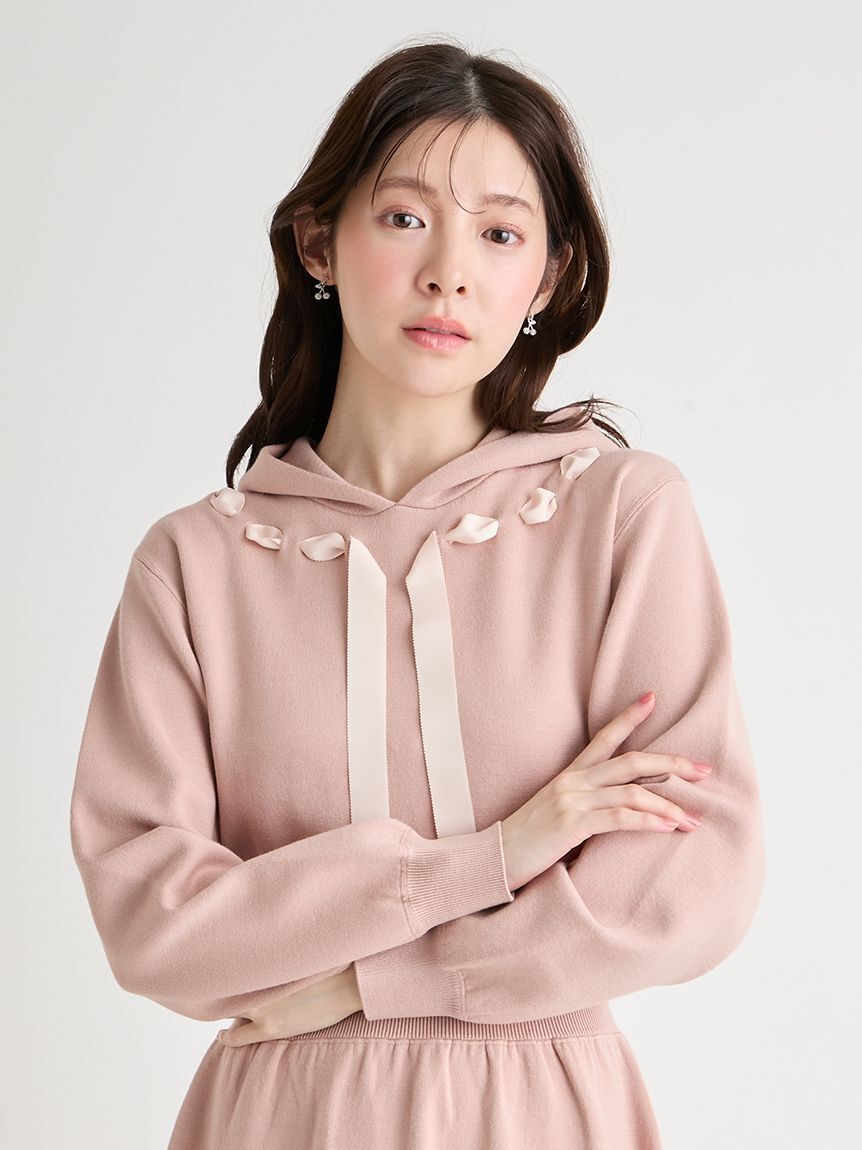 CELFORD「フードニットワンピース」|ワンピース|