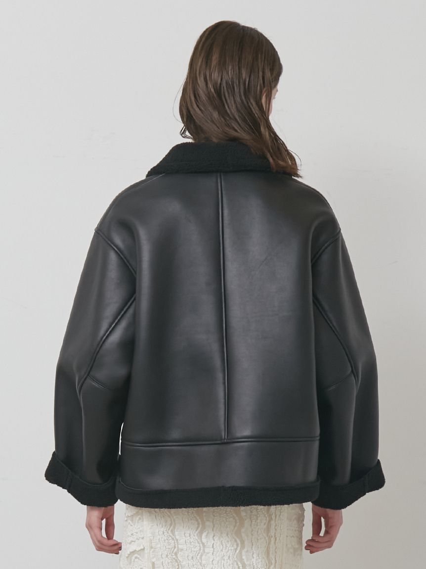 styling/「ラムレザーフライトジャケット」|ミリタリー・モッズコート|