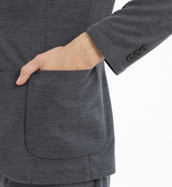MACKINTOSH PHILOSOPHY「テーラードジャージー ジャケット 綿混メランジジャージー」|テーラードジャケット|