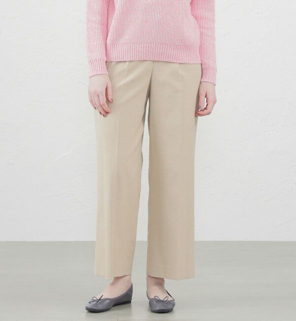 MACKINTOSH PHILOSOPHY「【2024年春夏モデル】ドライオックスフォードワイドパンツ」|その他|ベージュ