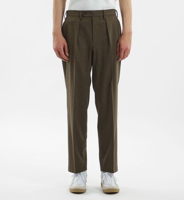 MACKINTOSH PHILOSOPHY「ポリエステルトロピカル　ワンタック エラスティックパンツ」|スラックス|