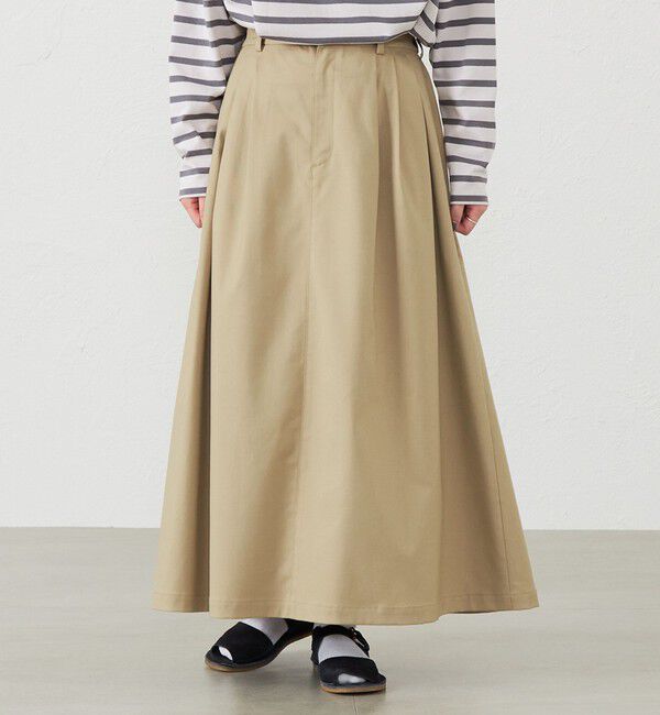 MACKINTOSH PHILOSOPHY「GREY LABEL タックスカート」|スカート|ベージュ