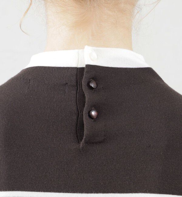 MACKINTOSH PHILOSOPHY「Cleric Collar Knit ワイドフィット」|ニット・セーター|