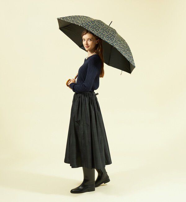 MACKINTOSH PHILOSOPHY「Snowblue Garden バンブー長傘」|傘|