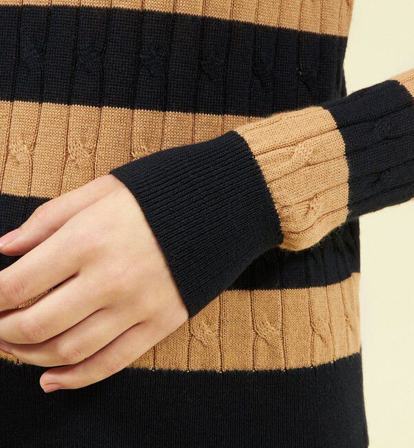 MACKINTOSH PHILOSOPHY「ケーブルニットプルオーバー」|ニット・セーター|