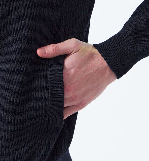 MACKINTOSH PHILOSOPHY「片畦プレーティング ジップアップニット」|ニット・セーター|