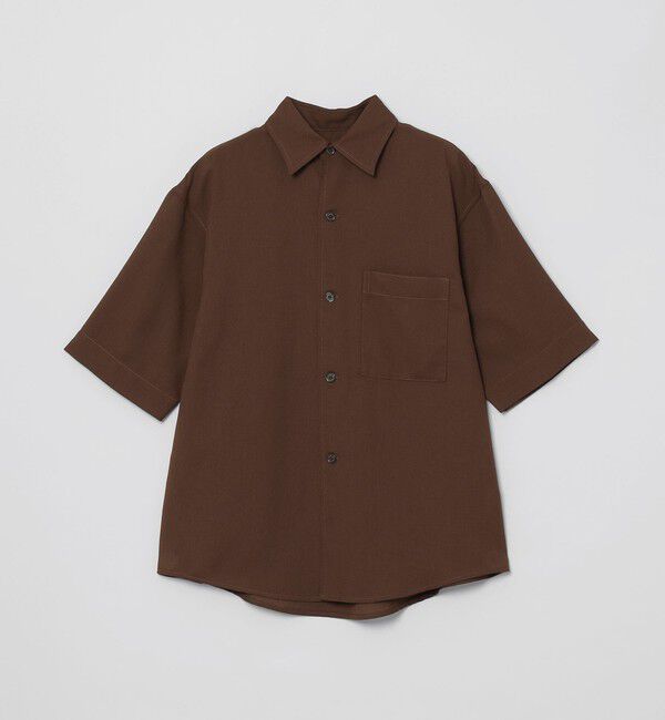 MACKINTOSH PHILOSOPHY「GREY LABEL ドライタッチ半袖シャツ」|シャツ・ブラウス|キャメル