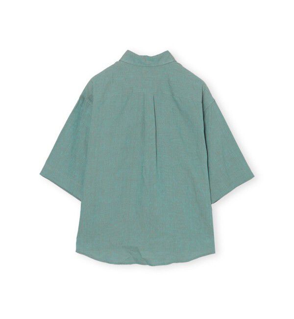 MACKINTOSH PHILOSOPHY「GREY LABEL リネンシャンブレーショートスリーブシャツ」|シャツ・ブラウス|