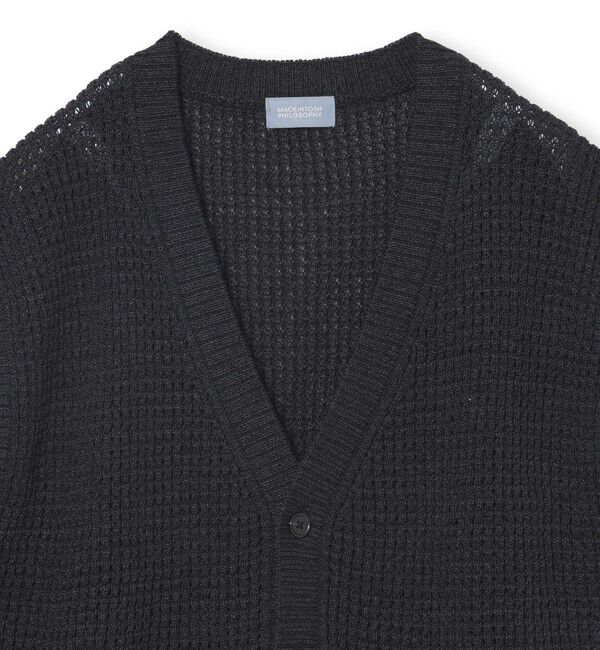 MACKINTOSH PHILOSOPHY「GREY LABEL ペーパーヤーンニットベスト」|ニット・セーター|