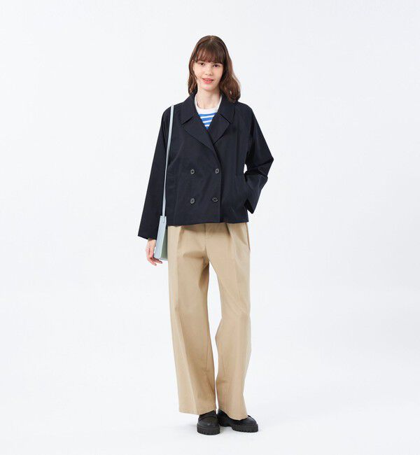 MACKINTOSH PHILOSOPHY「【WEB&一部店舗限定】ソフトギャバジンショートトレンチコート」|トレンチコート|