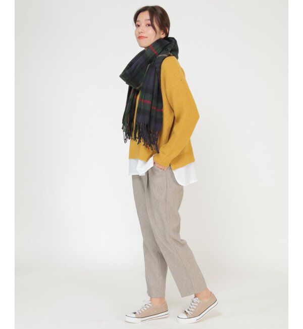 ikka「大伴チェックストール」|マフラー|