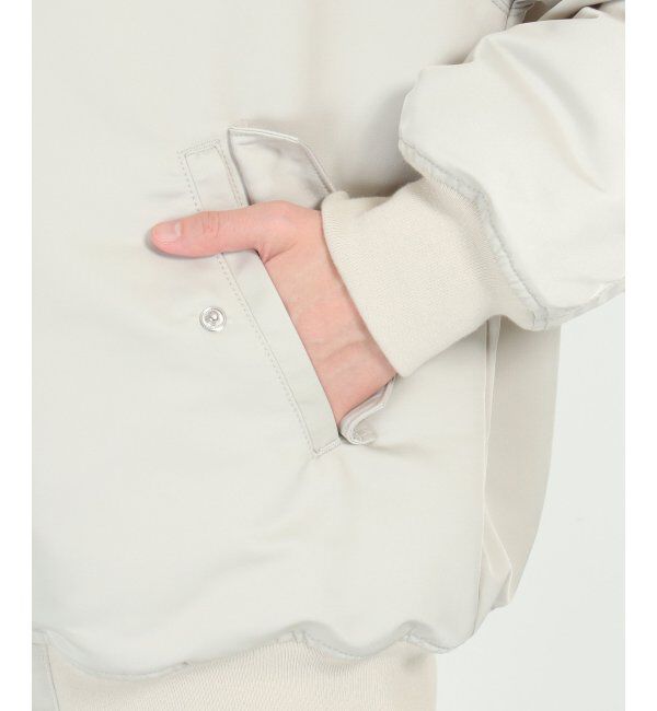 ikka「2WAYキルトMA-1」|ブルゾン・スタジャン|