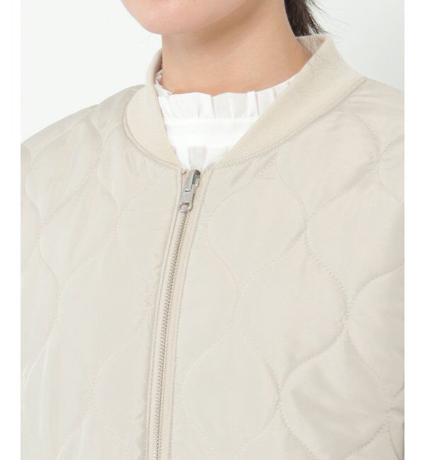 ikka「2WAYキルトMA-1」|ブルゾン・スタジャン|