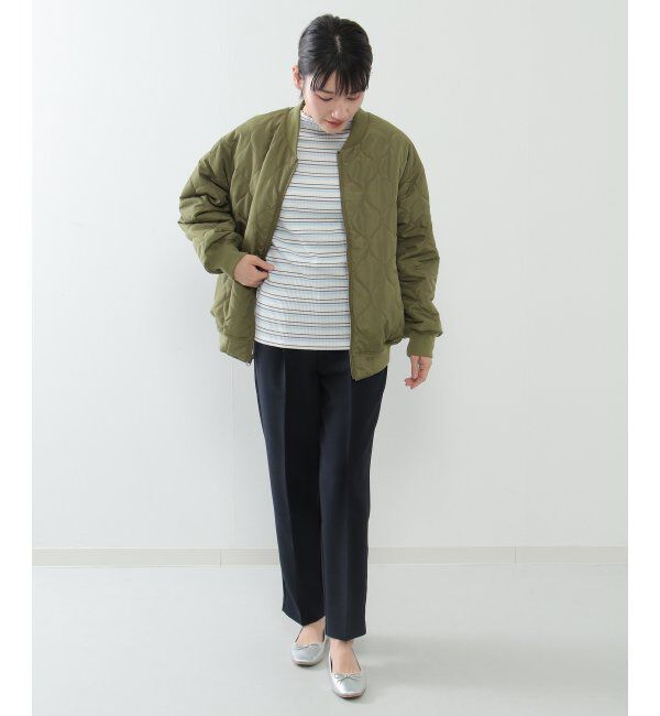 ikka「2WAYキルトMA-1」|ブルゾン・スタジャン|