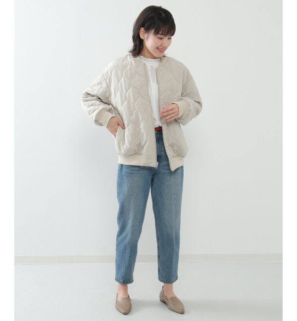 ikka「2WAYキルトMA-1」|ブルゾン・スタジャン|