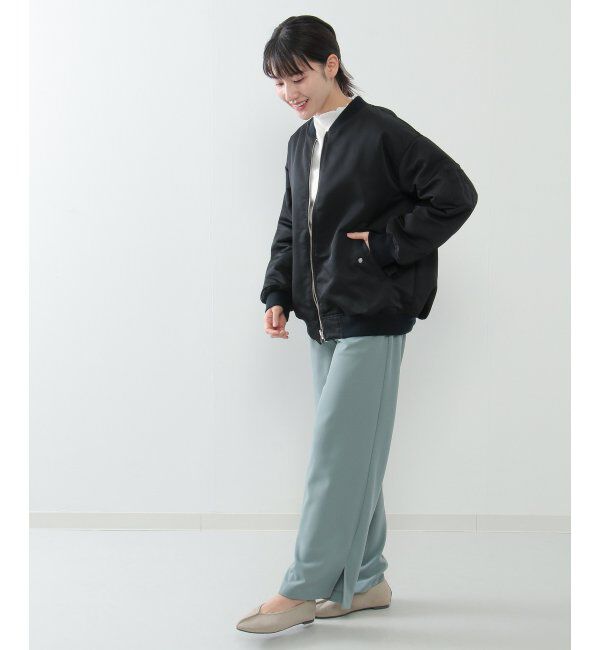 ikka「2WAYキルトMA-1」|ブルゾン・スタジャン|