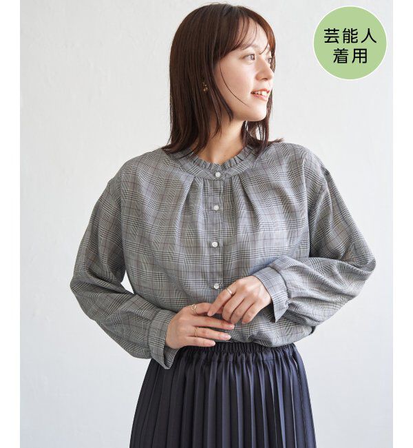 ikka「襟フリル2WAYブラウス」|シャツ・ブラウス|ソノタ