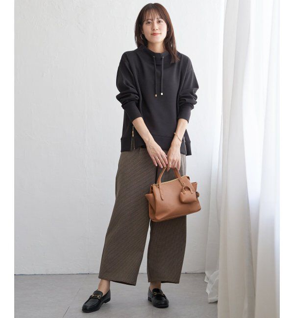 ikka「GOKU楽鹿の子ダンボールプルオーバー」|パーカー|