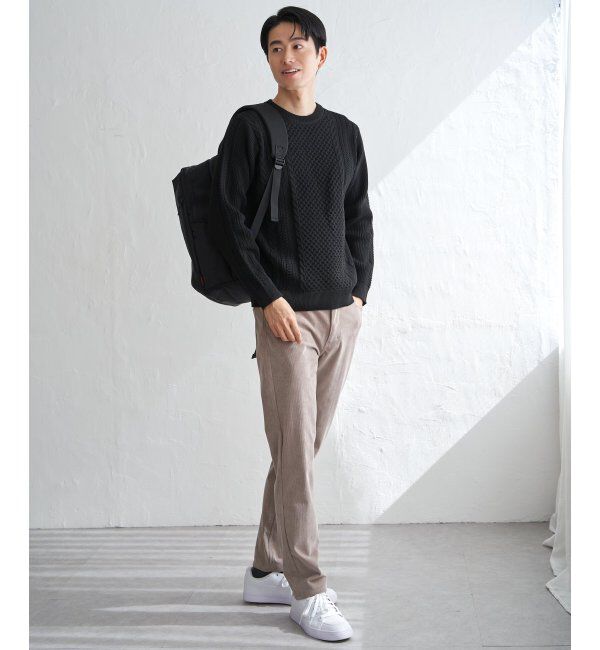 ikka「GOKUラクニットアランケーブル」|プルオーバー|