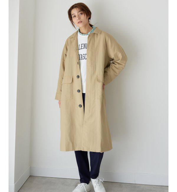 Lbc with Life「ナイロンワッシャーステンカラーコート」|その他|