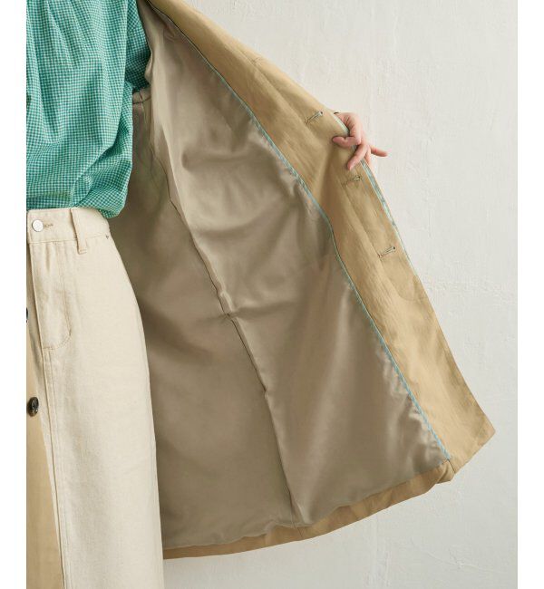 Lbc with Life「ナイロンワッシャーステンカラーコート」|その他|