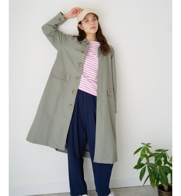 Lbc with Life「ナイロンワッシャーステンカラーコート」|その他|