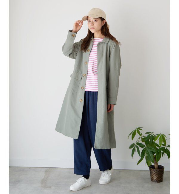 Lbc with Life「ナイロンワッシャーステンカラーコート」|その他|