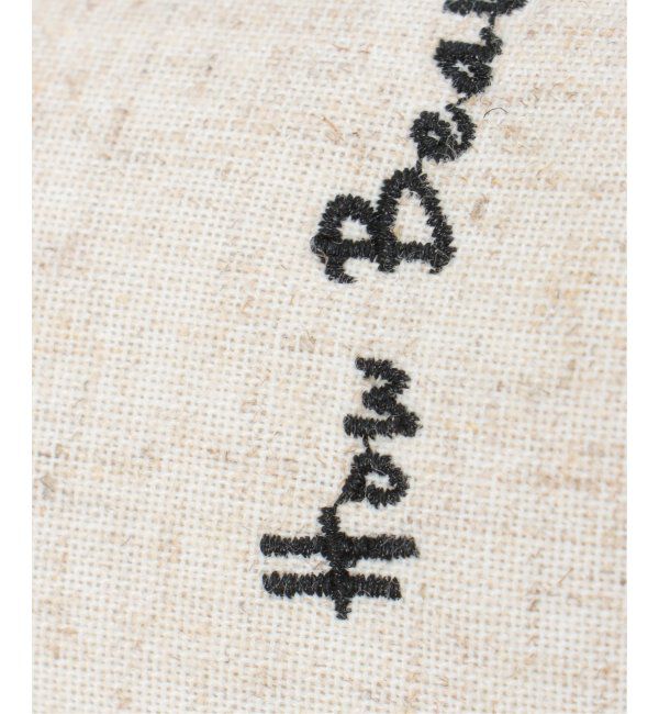 Lbc with Life「茶竹ロゴ厚底スリッパ」|ルームシューズ|