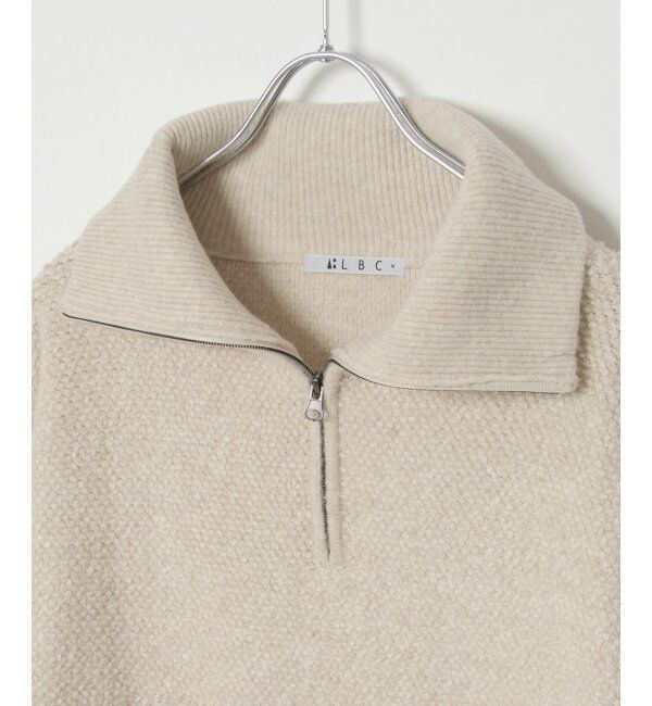 Lbc with Life「ループヤーンハーフジッププルオーバー」|カーディガン|