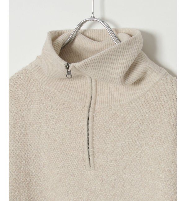 Lbc with Life「ループヤーンハーフジッププルオーバー」|カーディガン|