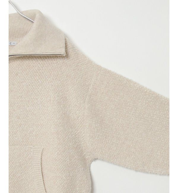 Lbc with Life「ループヤーンハーフジッププルオーバー」|カーディガン|