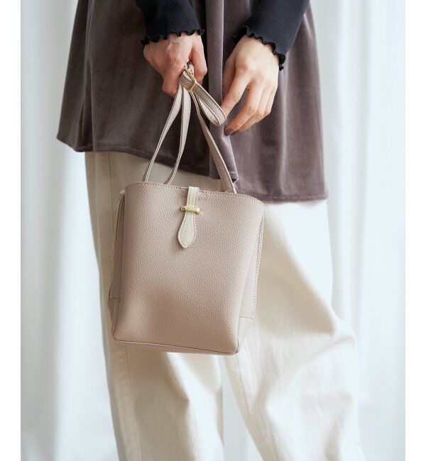 Lbc with Life「三層ミニショルダーバッグ」|その他|ベージュ