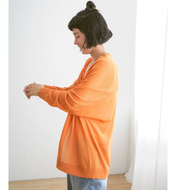 Lbc with Life「リネンライクトッパーカーディガン」|カーディガン|