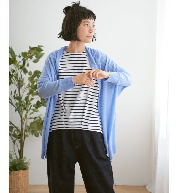 Lbc with Life「リネンライクトッパーカーディガン」|カーディガン|