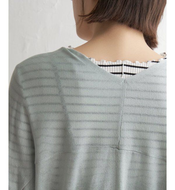 Lbc with Life「リネンライクトッパーカーディガン」|カーディガン|