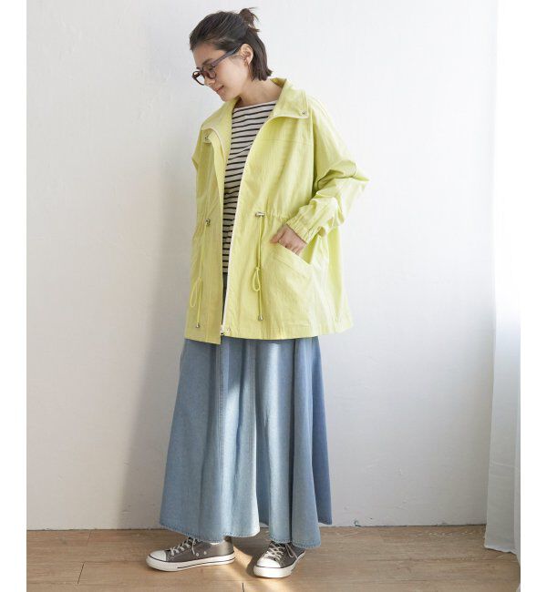 Lbc with Life「スタンドネックミドルブルゾン」|ブルゾン・スタジャン|