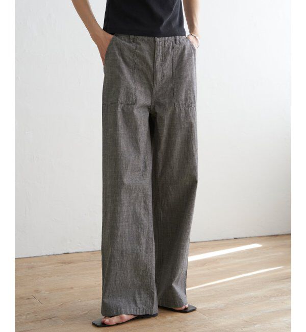 Lbc with Life「コットンシャンブレーベーカーパンツ」|その他|チャコール