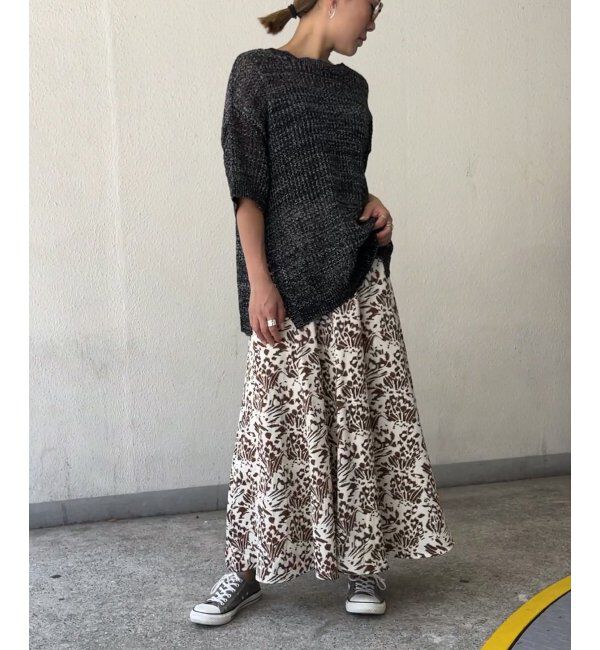 Lbc with Life「2WAYラメメッシュニットプルオーバー」|カーディガン|