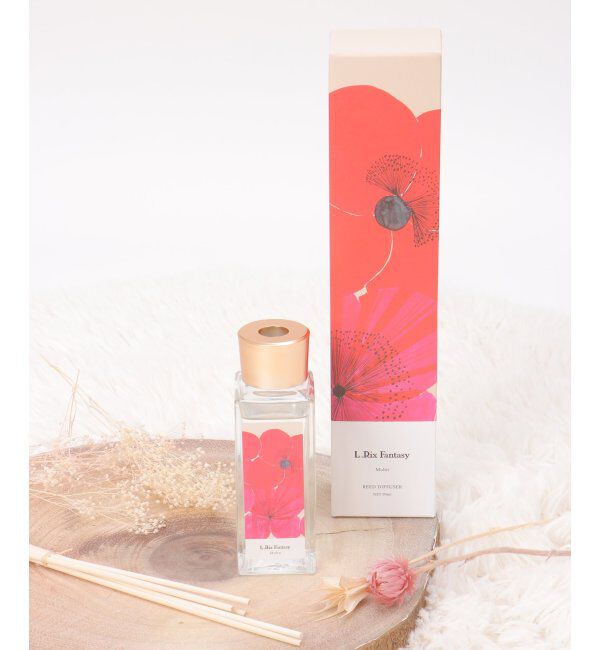 Lbc with Life「上野リチ リチリックス ファンタジー リードディフィーザー」|アロマ・ルームフレグランス|レッド