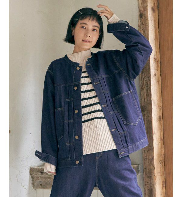 Lbc with Life「マットモール畦ニットプルオーバー」|カーディガン|