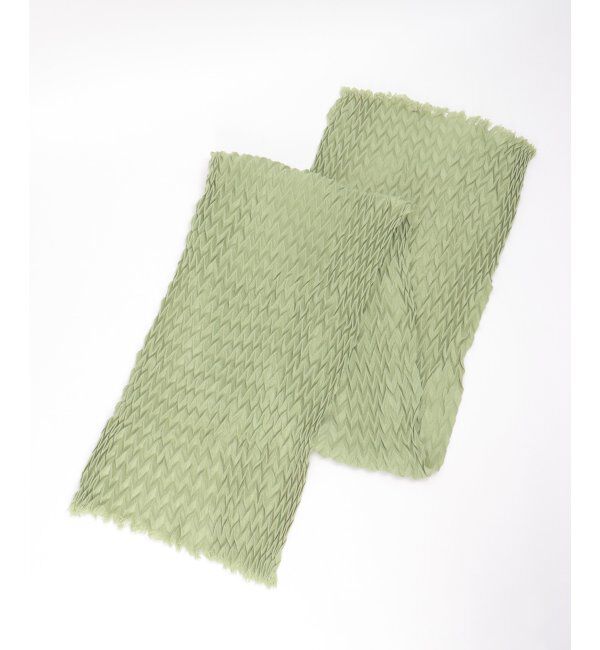 Lbc with Life「ダイヤプリーツストール」|マフラー|