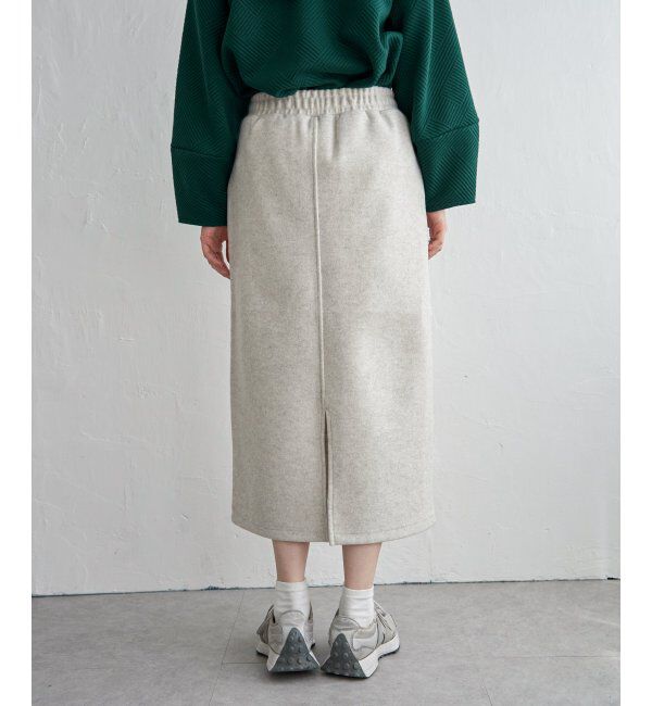 Lbc with Life「ジャージメルトンIラインスカート」|スカート|