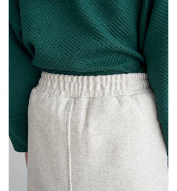 Lbc with Life「ジャージメルトンIラインスカート」|スカート|