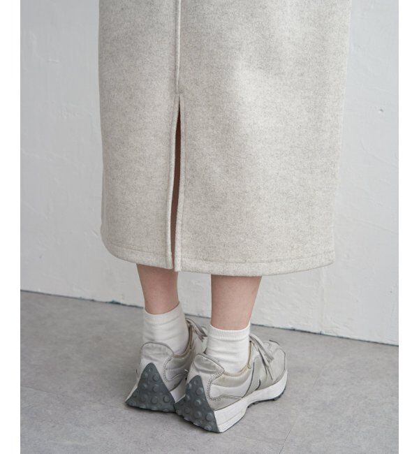 Lbc with Life「ジャージメルトンIラインスカート」|スカート|